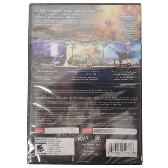 Trine Ultimate Collection: Trine, Trine 2 3 4 PC Game New Factory Sealed - Picture 2 of 7